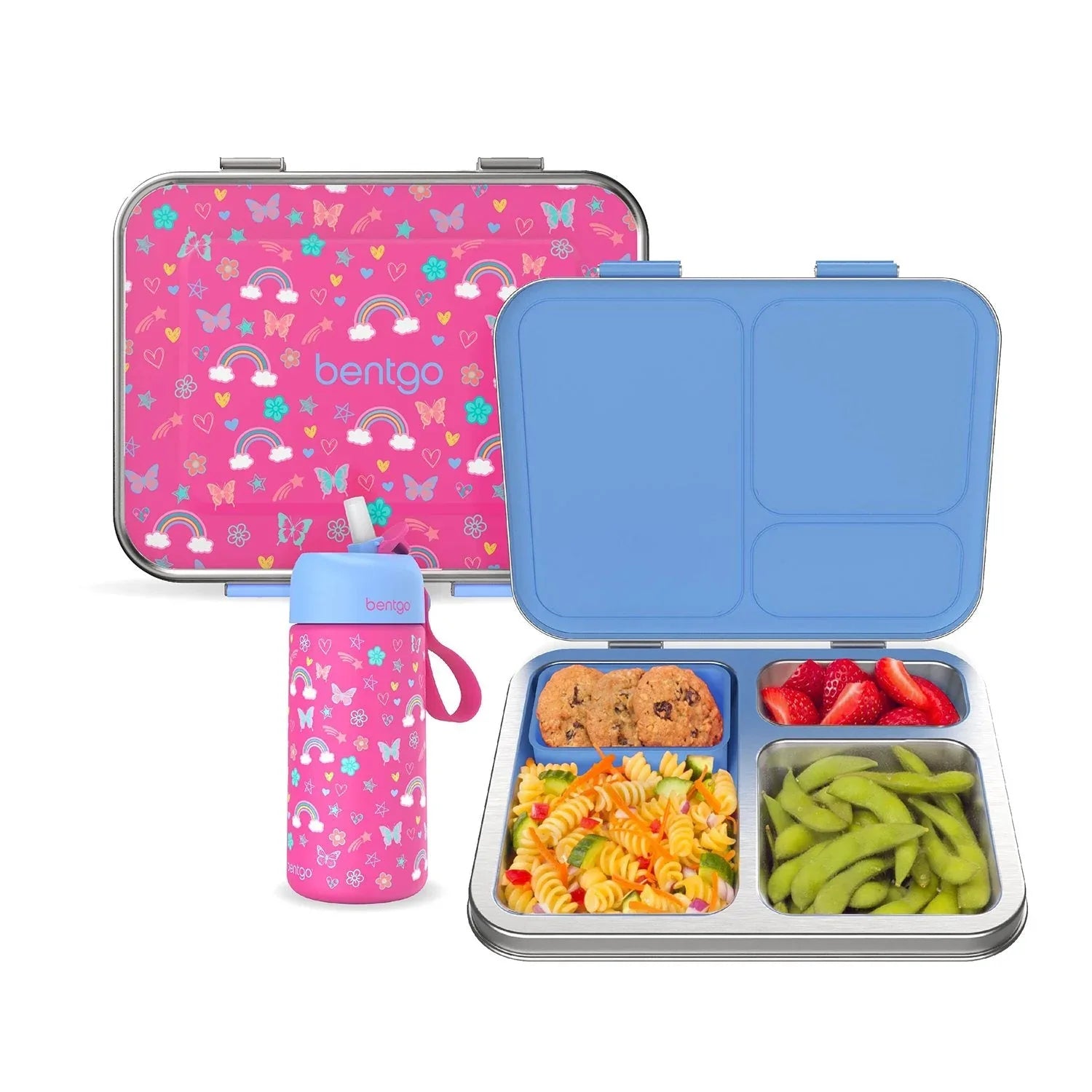 Bentgo Kids 2-Pack Stainless Steel Lunch Box & Water Bottle Set - USA MEGA SHOP