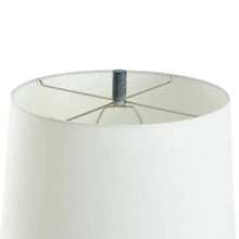 Bentley table lamp open top with metal support and dark finial