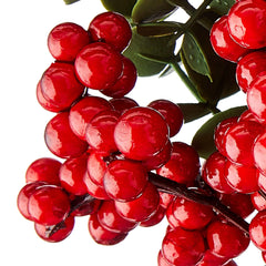 Berry Decorative Christmas Clip Ornament, Red, 7", by Holiday Time - USA MEGA SHOP