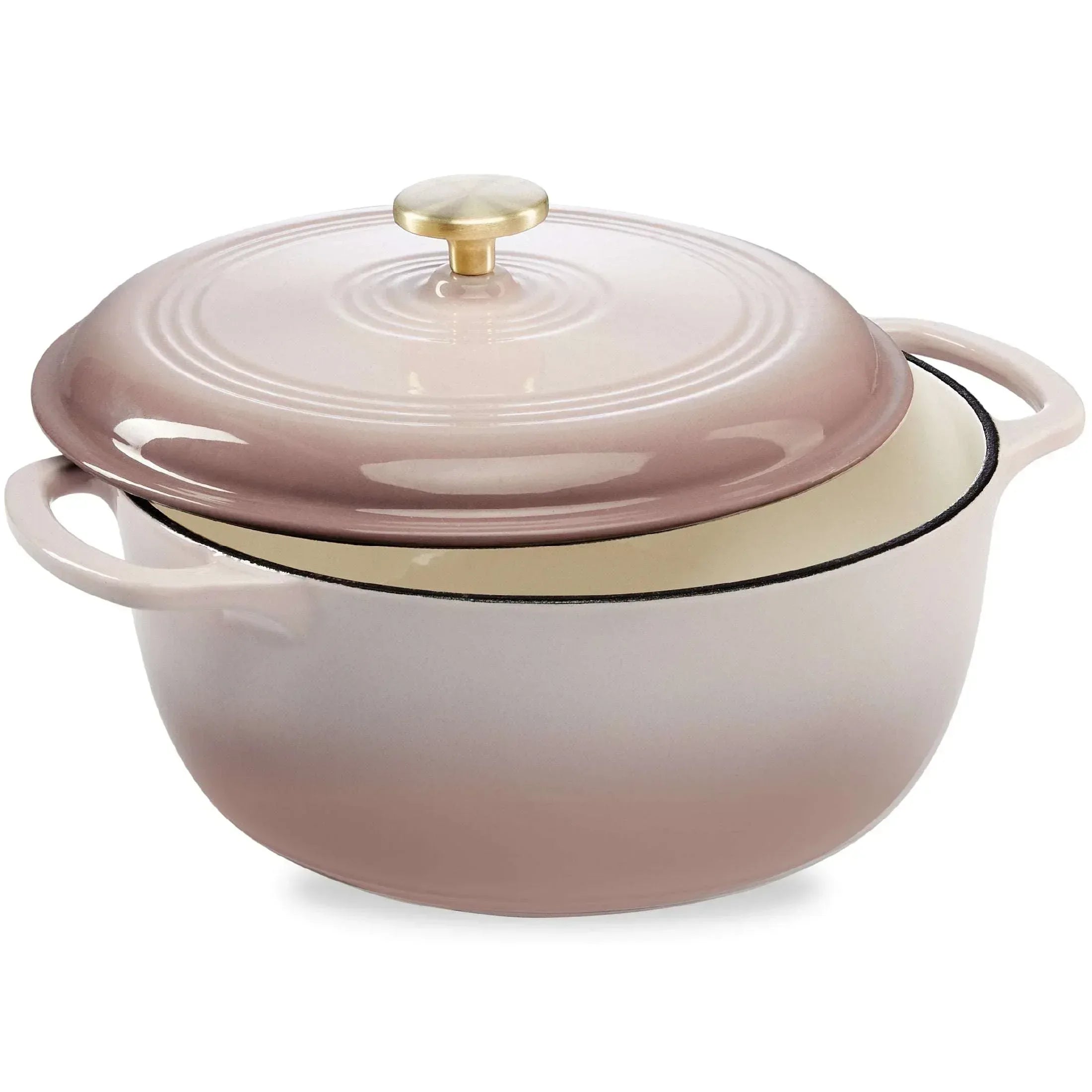 Best Choice Products 6 Quart Enamel Cast-Iron Dutch Oven, Heavy-Duty Cookware w/ Dual Handles, Lid - Black Licorice
