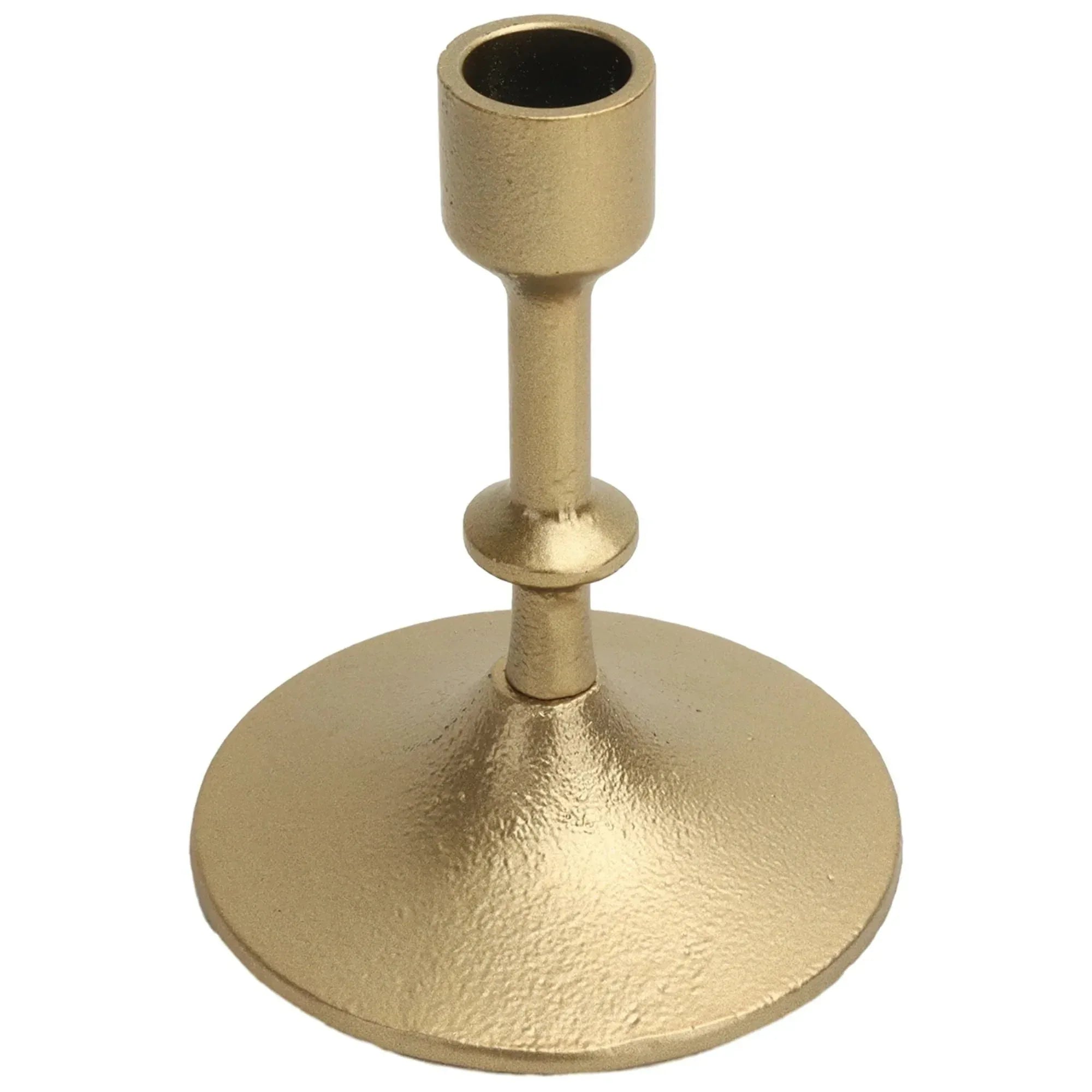 Better Homes & Gardens Gold Cast Iron Taper Candle Holder - USA MEGA SHOP