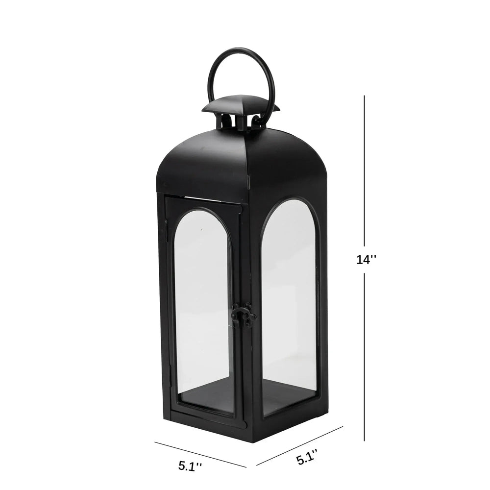 Better Homes & Gardens Black Metal Lantern Candle Holder - USA MEGA SHOP