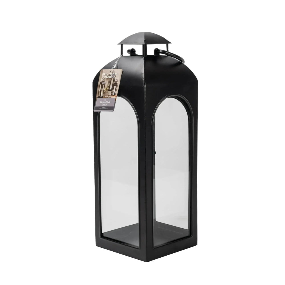 Better Homes & Gardens Black Metal Lantern Candle Holder - USA MEGA SHOP