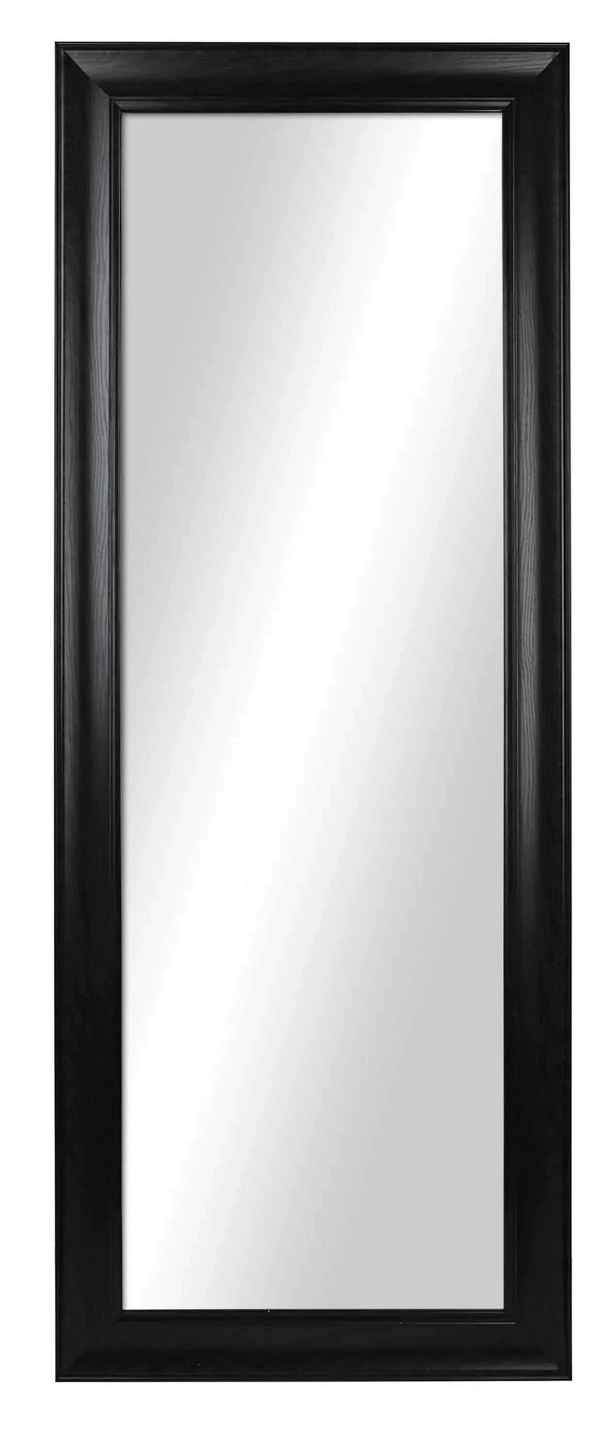 Better Homes & Gardens 27x70 Black Rectangle Large Full-Length Floor Mirror for Bedroom or Entryway