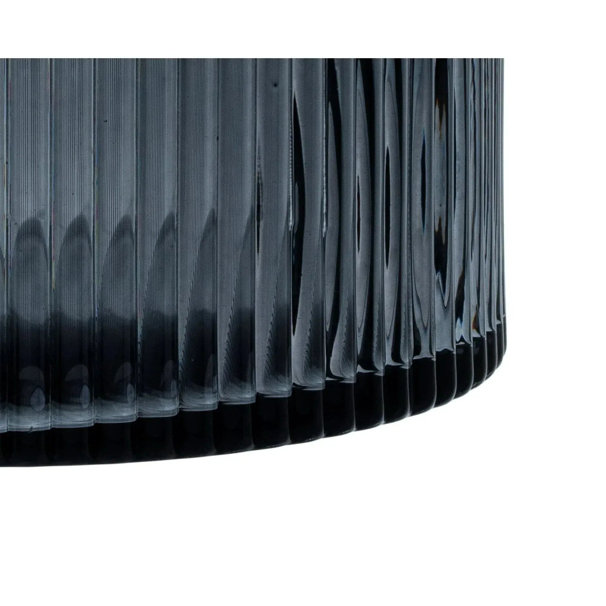 Better Homes & Gardens Glass Ribbed Hurricane Candle Holder, 5", Medium, Living Room - USA MEGA SHOP