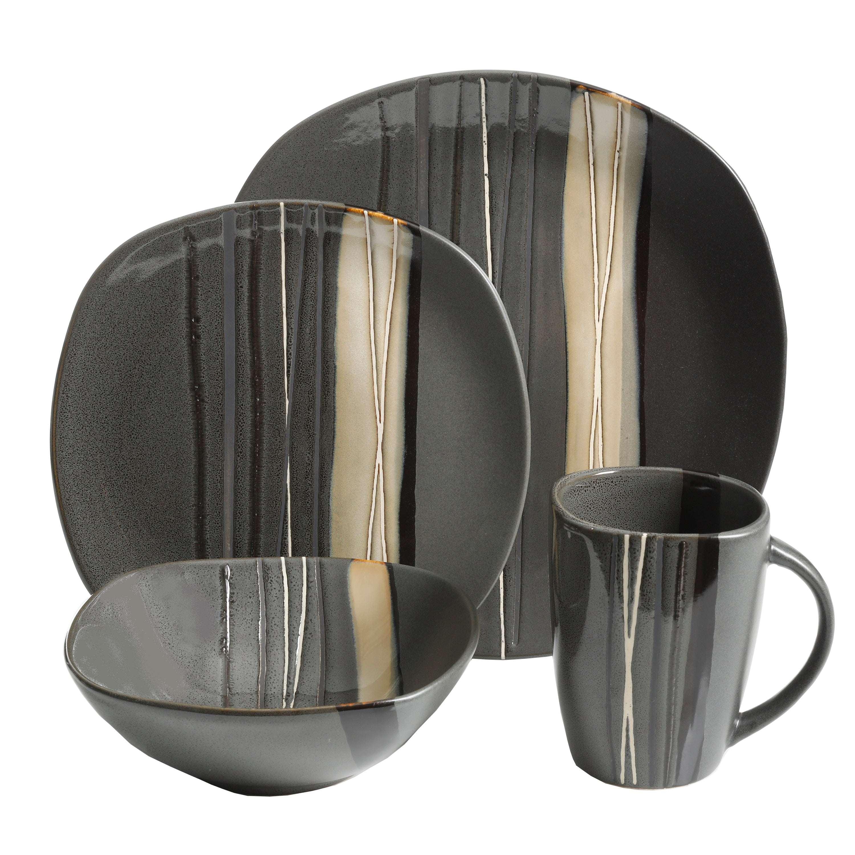 Better Homes & Gardens Bazaar Teal 16-piece Dinnerware Set