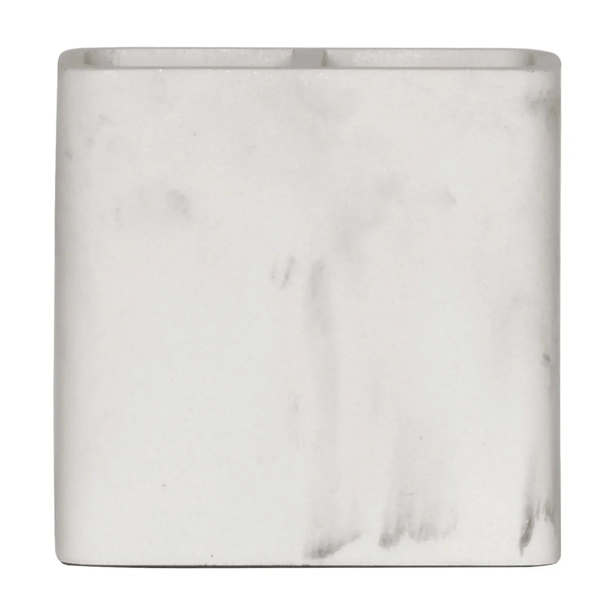 Better Homes & Gardens Faux Marble Toothbrush Holder, White
