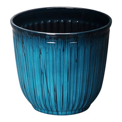 Better Homes & Gardens Kamala Light Blue Recycled Resin Planter