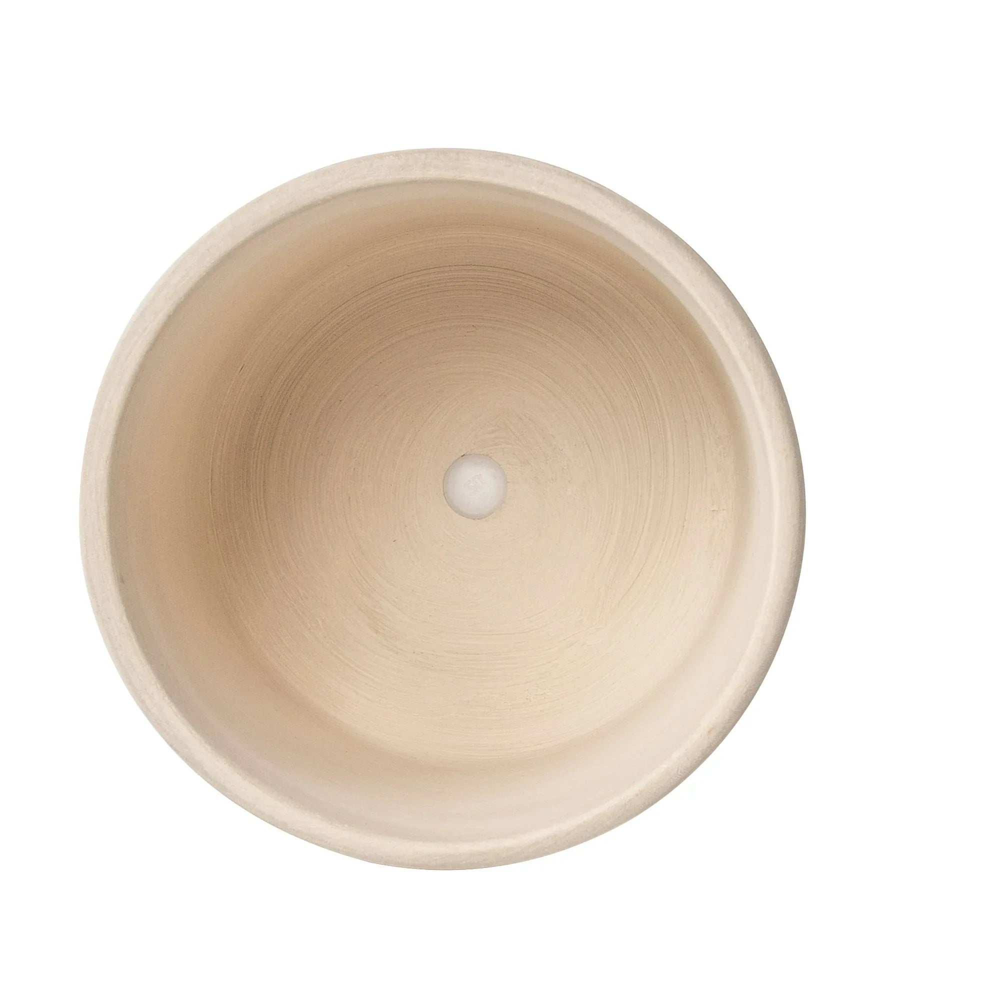 Better Homes & Gardens 8" x 8" x 7.2" Round White Ceramic Tye Plant Planter