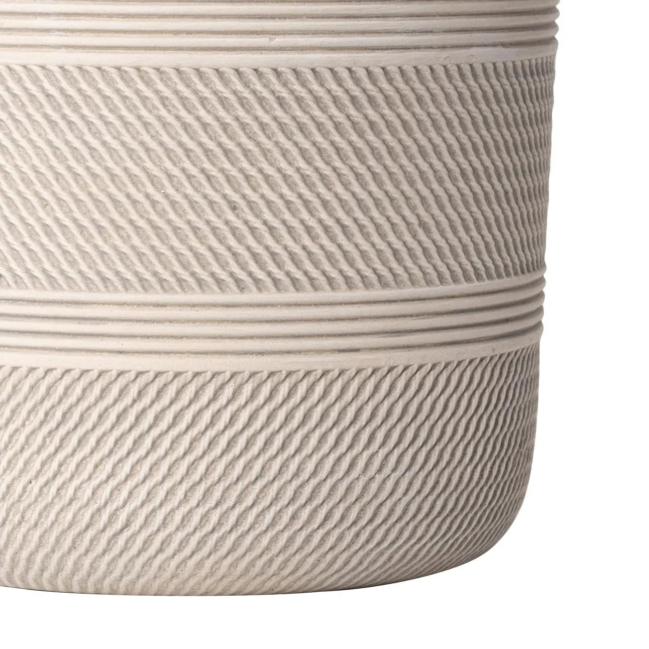 Better Homes & Gardens 8" x 8" x 7.2" Round White Ceramic Tye Plant Planter
