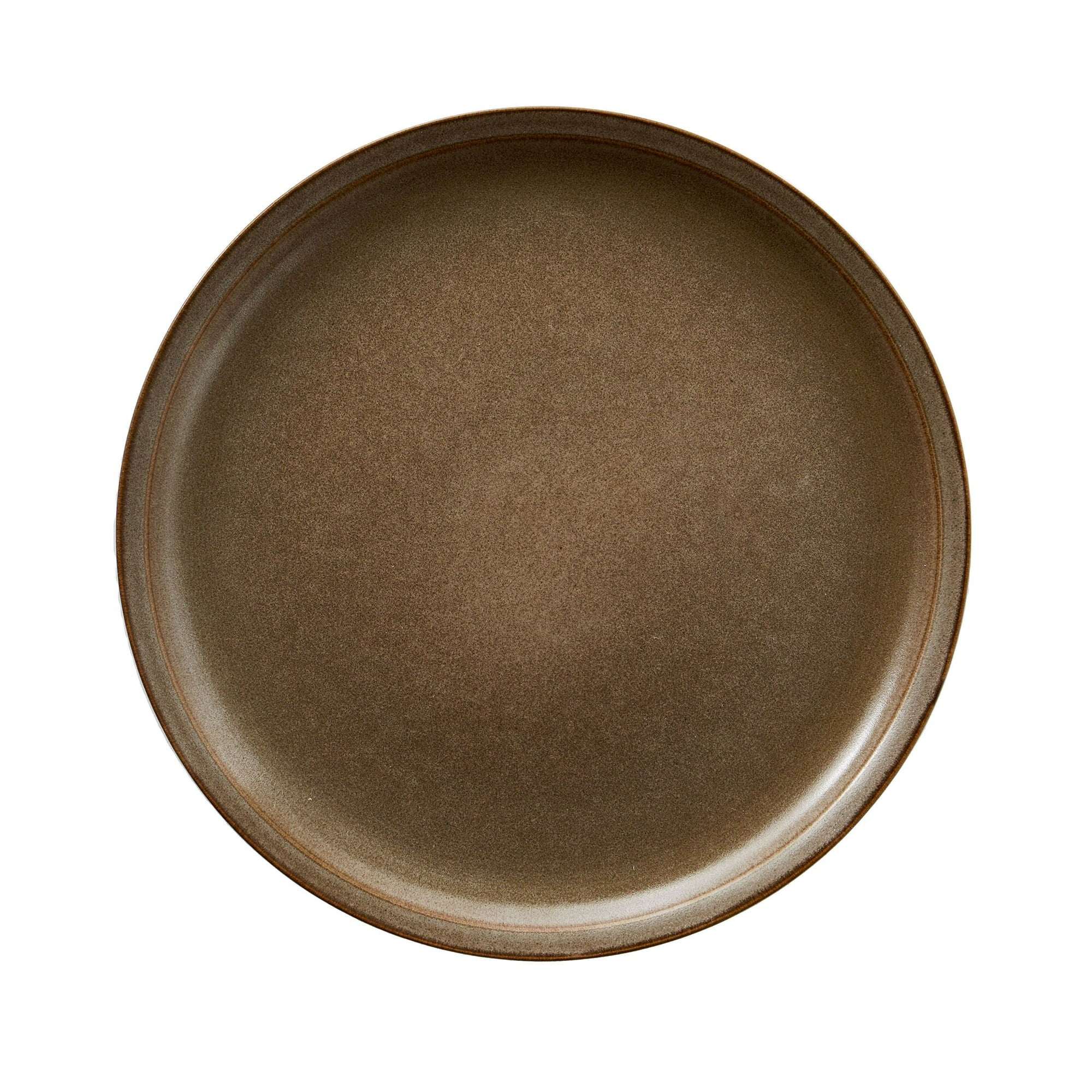 Better Homes and Gardens Banks Brown 10.25-Inch Stoneware Dinner Plate