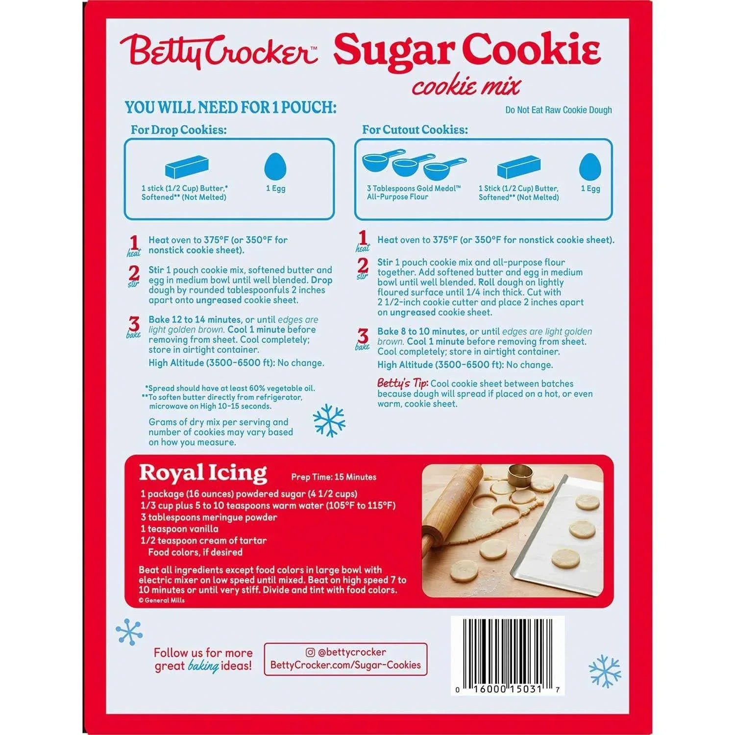 Betty Crocker Sugar Cookie Mix, 17.5 oz., 5 pk. - USA MEGA SHOP