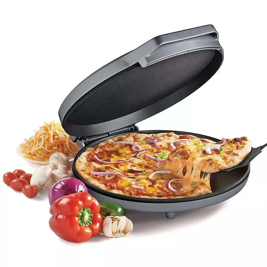 Betty Crocker Countertop Pizza Oven - Silver