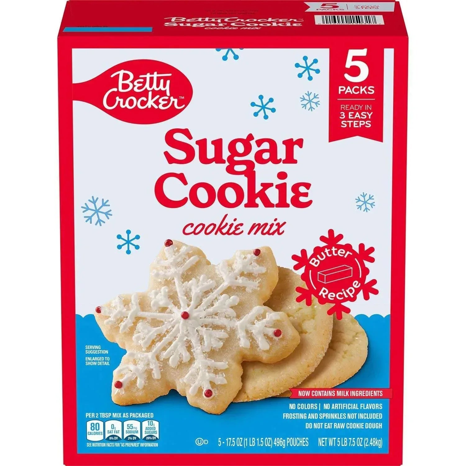 Betty Crocker Sugar Cookie Mix, 17.5 oz., 5 pk.