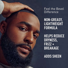 Beard oil application: man rubbing oil into beard with fingertips