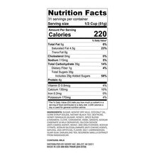 Big Train spiced chai drink mix nutrition facts panel with calories and ingredients list