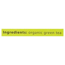 Bigelow organic green tea ingredients label