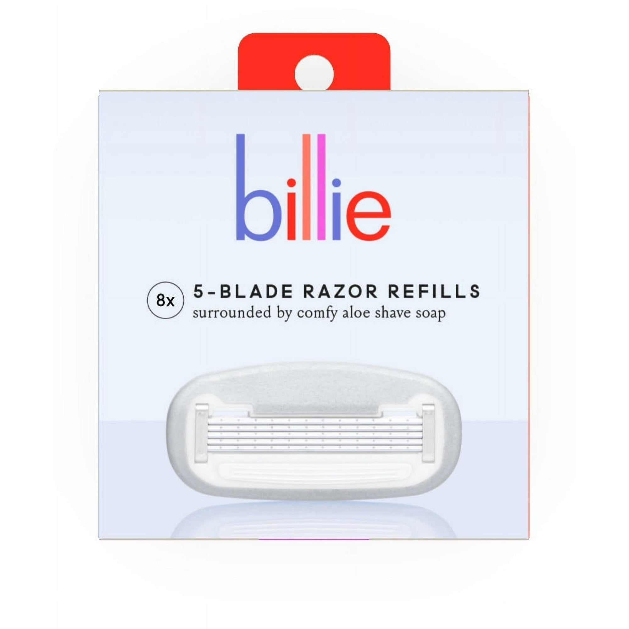 Billie Women’s Razor 5-Blade Refills, 8 Ct