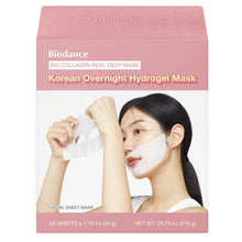 Bio-collagen deep mask box with 24 sheet masks, face mask packaging