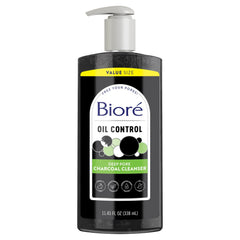 Biore Deep Pore Charcoal Daily Face Wash Care for Dirt & Makeup Removal, for Skin Care, 11.45 fl oz