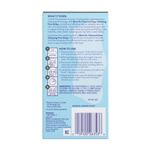 Biore charcoal pore strips back box with usage directions and ingredient info