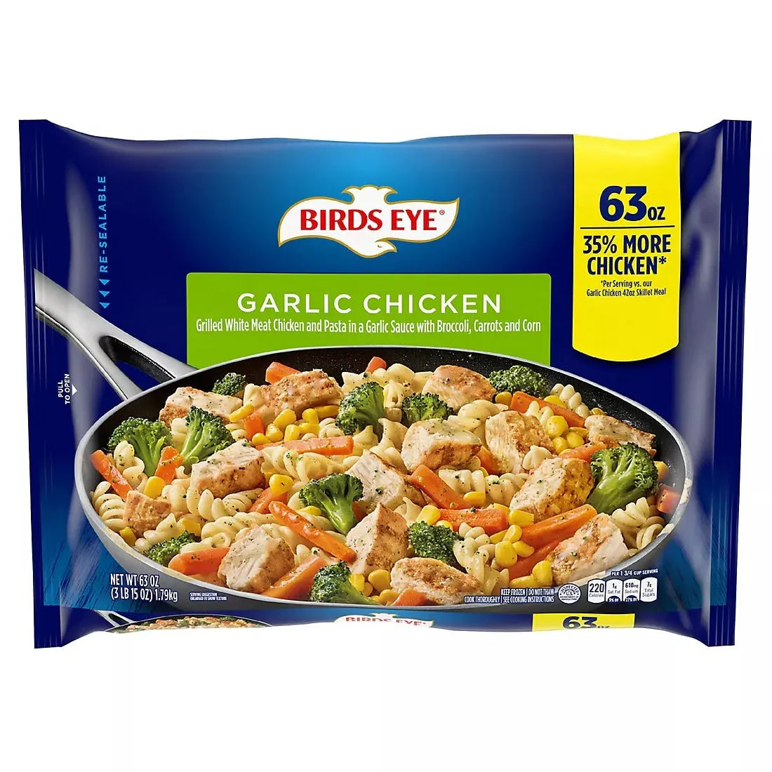 Birds Eye Garlic Chicken, Mixed Vegetables, and Pasta, 63 oz. - USA MEGA SHOP