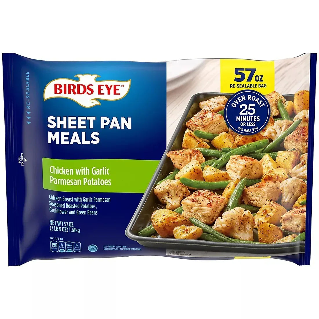 Birds Eye Sheet Pan Meals Chicken & Garlic Parmesan Potatoes, 57 oz.