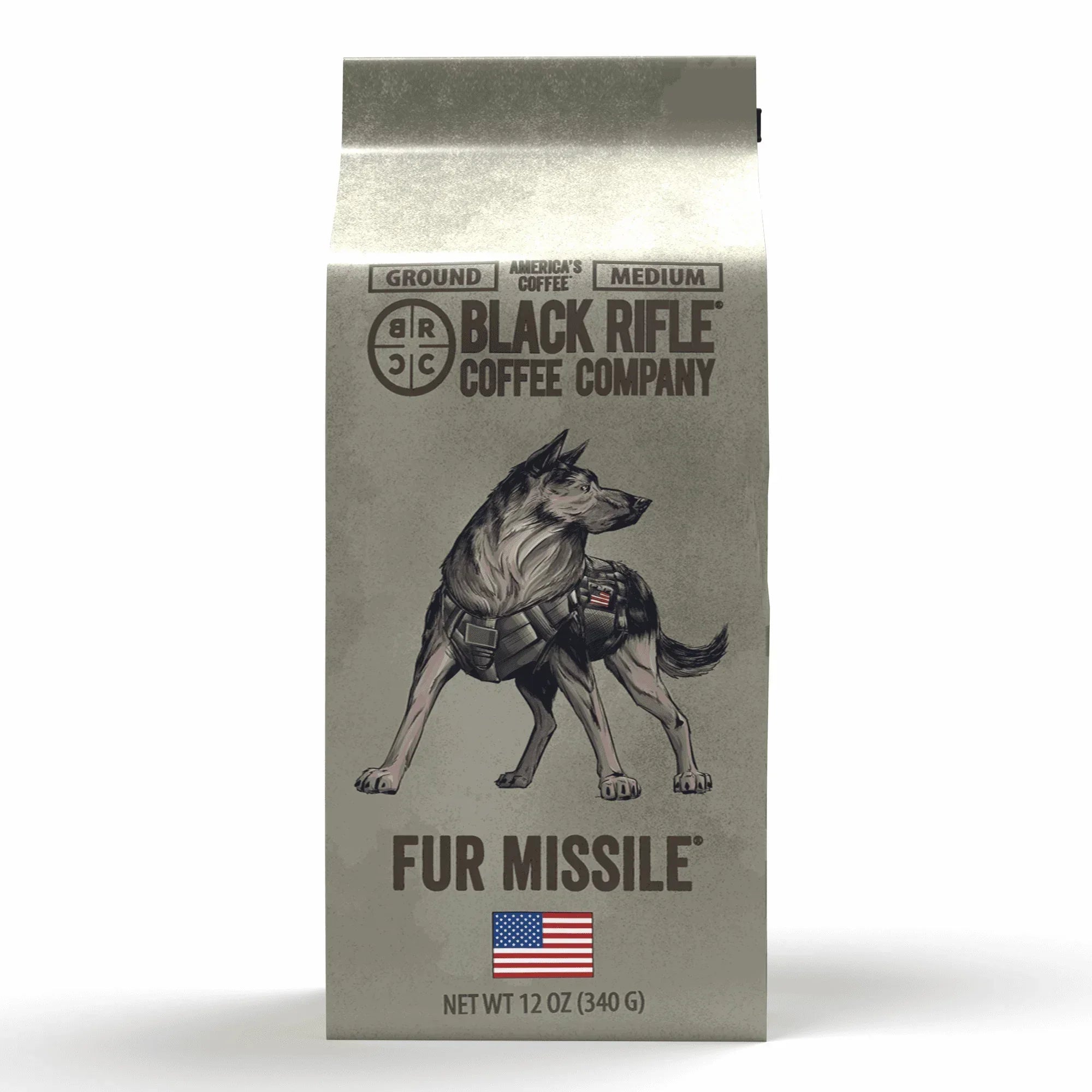 Black Rifle Coffee Company Blackbeard's Delight, Dark Roast, Ground Coffee, 12 oz