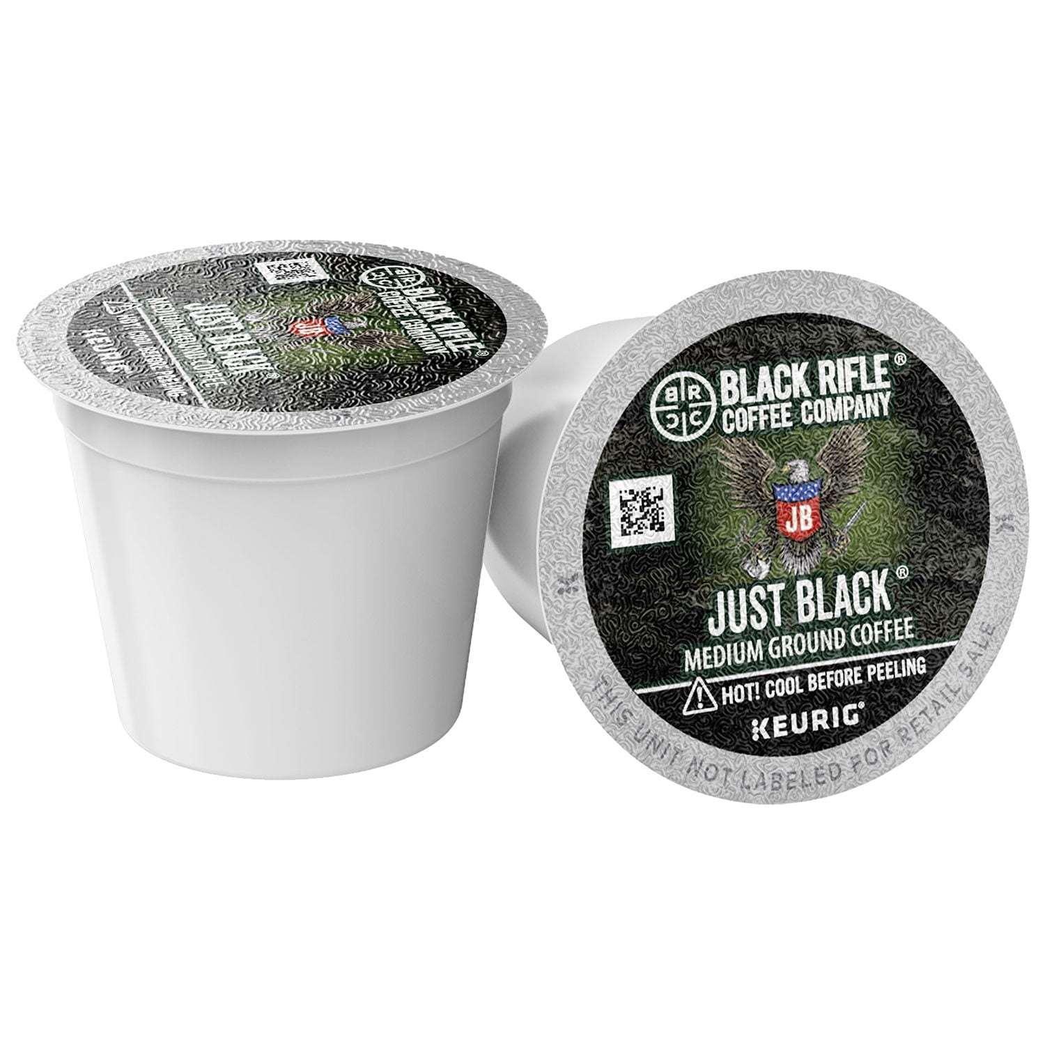 Black Rifle Coffee Company Just Black, Medium Roast K-Cup Coffee Pods, 75 ct. - USA MEGA SHOP