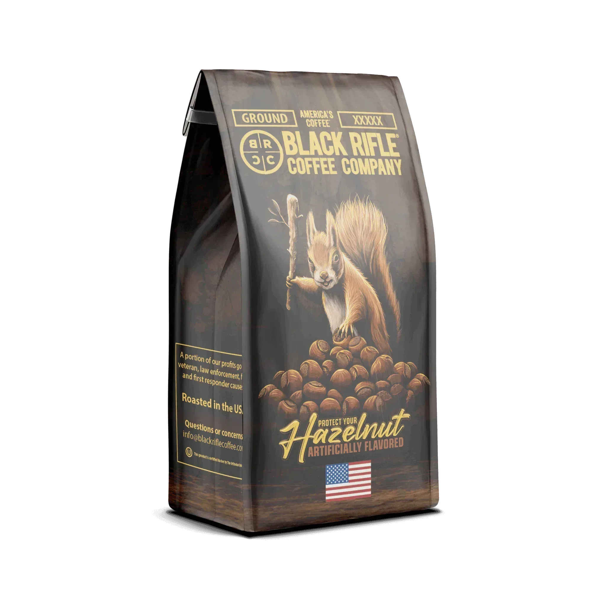 Black Rifle Coffee Company Blackbeard's Delight, Dark Roast, Ground Coffee, 12 oz