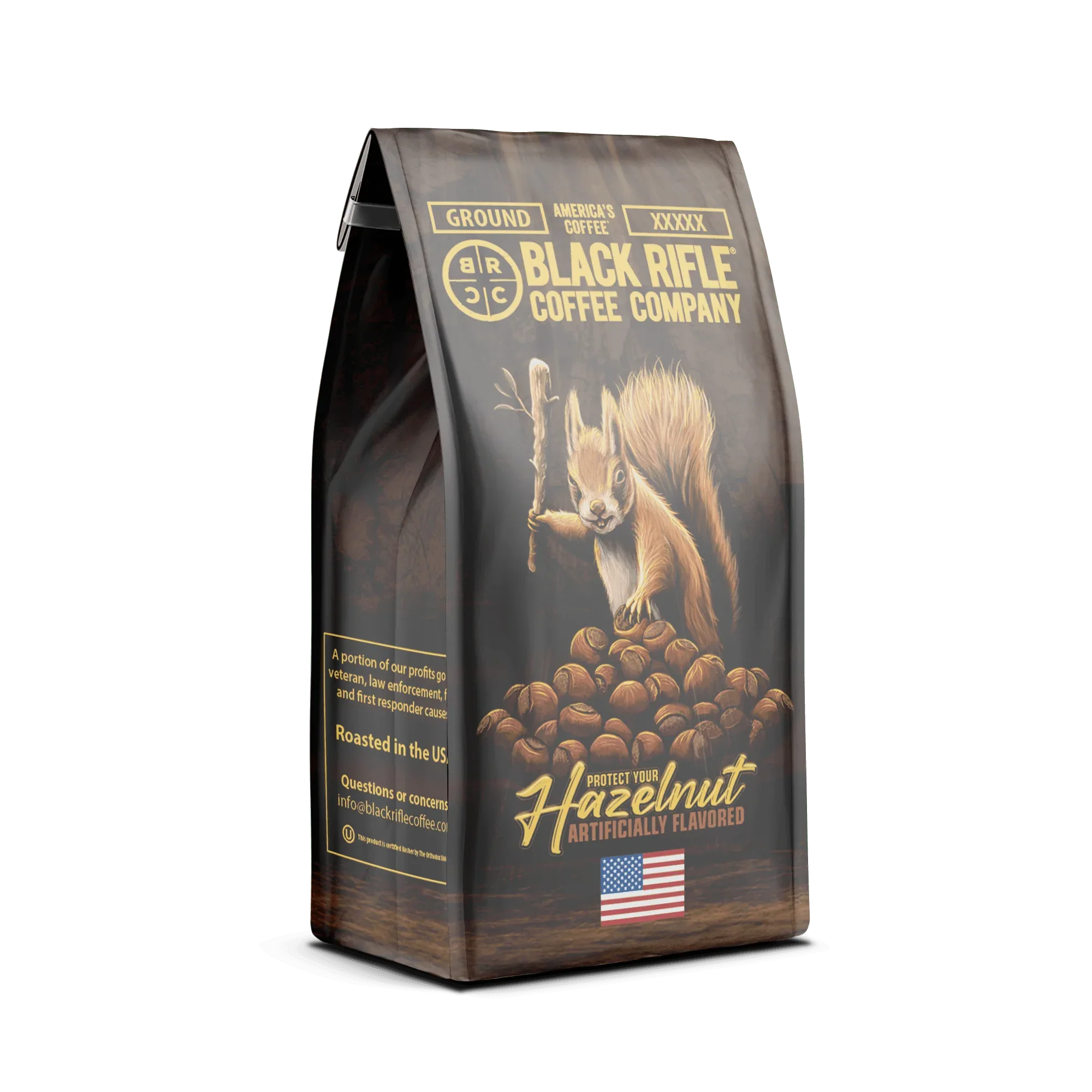 Black Rifle Coffee Company Just Black, Medium Roast, Ground Coffee,12 oz