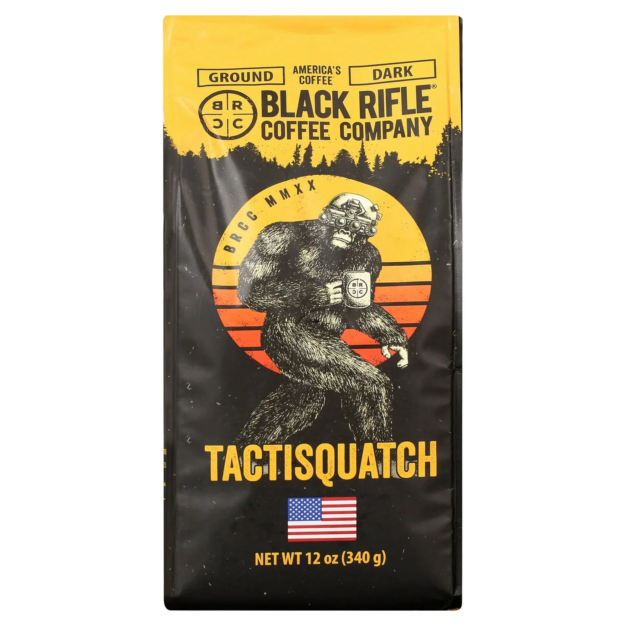 Black Rifle Coffee Company Just Black, Medium Roast, Ground Coffee,12 oz