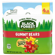 Black Forest gummy bears 4 lb value bag with front pack branding
