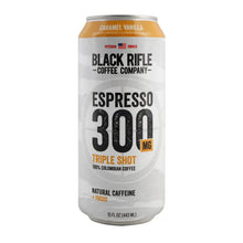 Caramel vanilla espresso 300 coffee can, Black Rifle Coffee Company