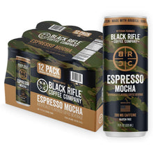 Black Rifle Coffee Company Espresso Mocha 12-pack carton plus single can