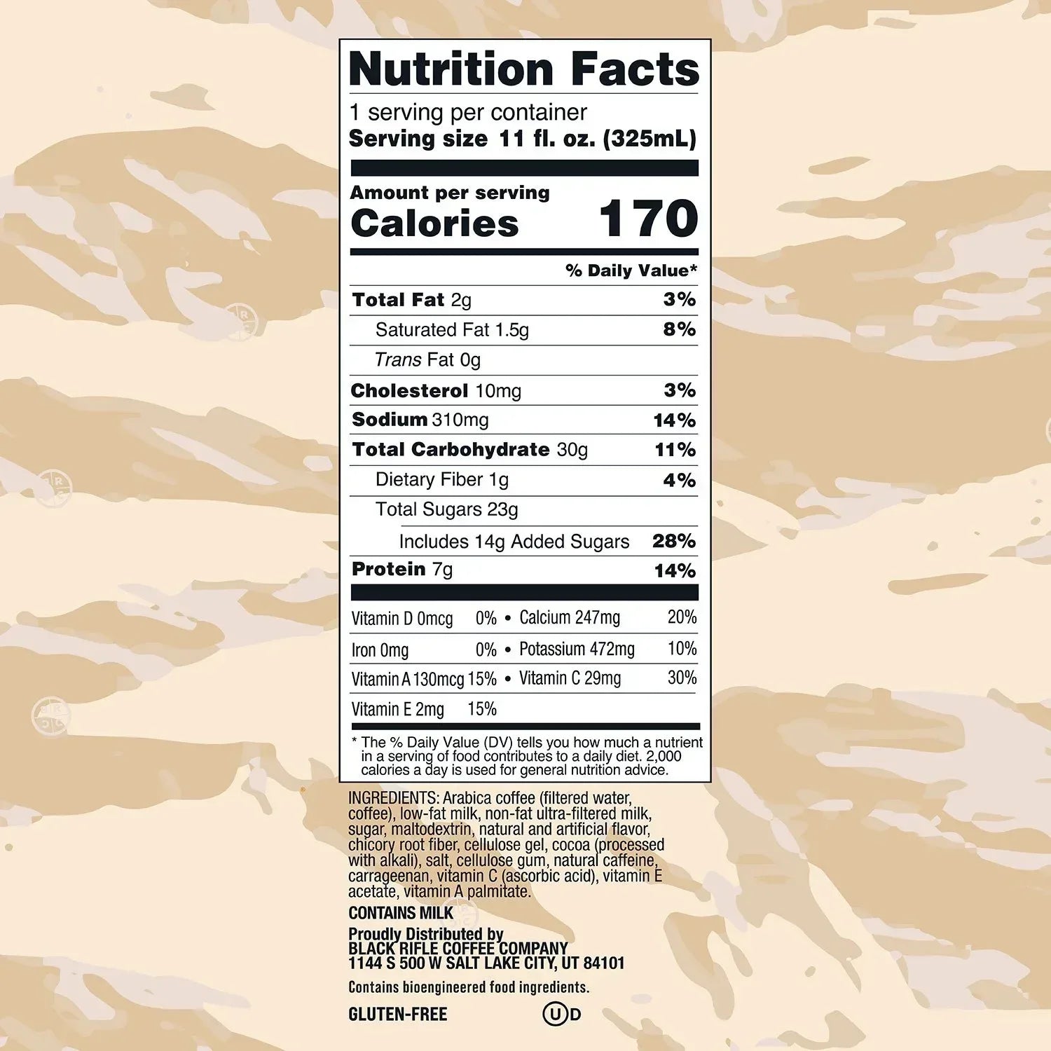 Black Rifle Coffee Company Espresso Salted Caramel 11 fl. oz., 12 pk.