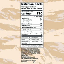 Nutrition facts for espresso salted caramel coffee, 1 serving 11 fl oz