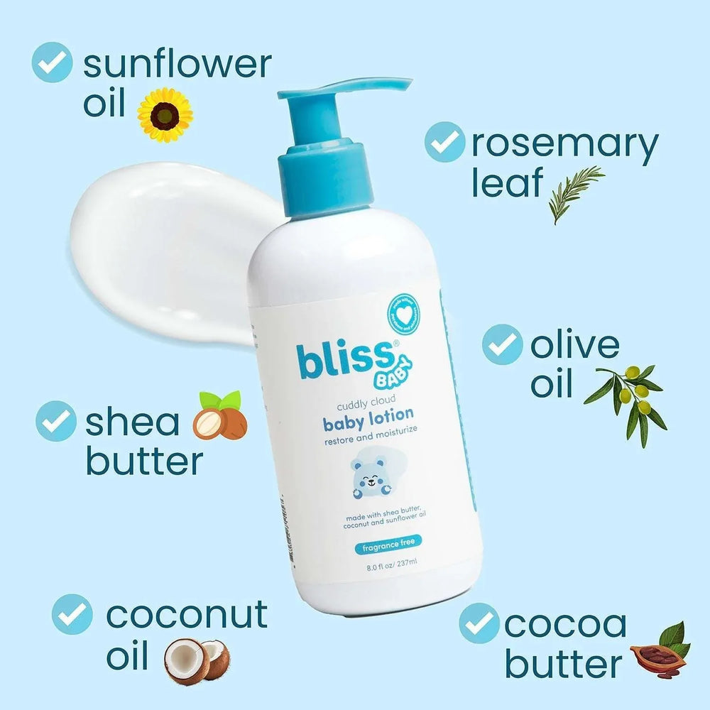 Bliss Baby Bath Bundle, 2-in-1 Shampoo + Body Wash & Lotion, 8 fl. oz., 2 pk. - USA MEGA SHOP