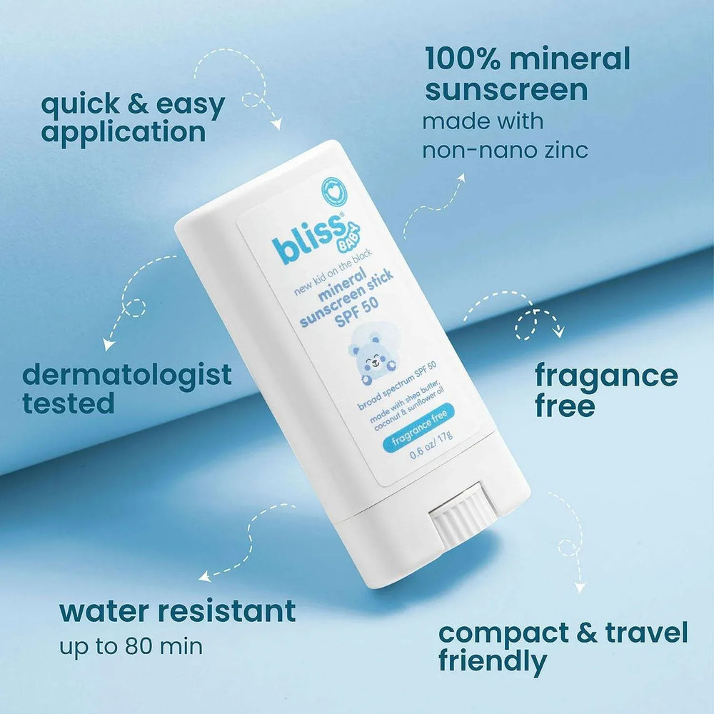 Bliss Baby Mineral Lotion & Stick, SPF 50, Sunscreen Set - USA MEGA SHOP