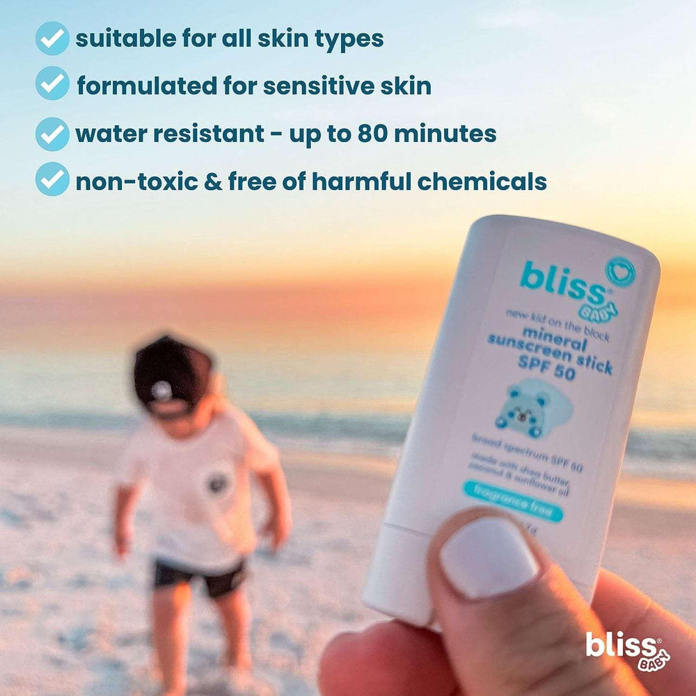 Bliss Baby Mineral Lotion & Stick, SPF 50, Sunscreen Set - USA MEGA SHOP