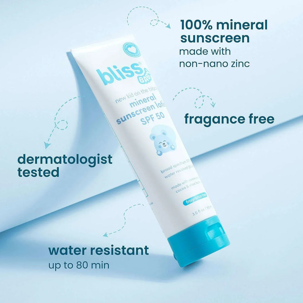 Bliss Baby Mineral Lotion & Stick, SPF 50, Sunscreen Set - USA MEGA SHOP