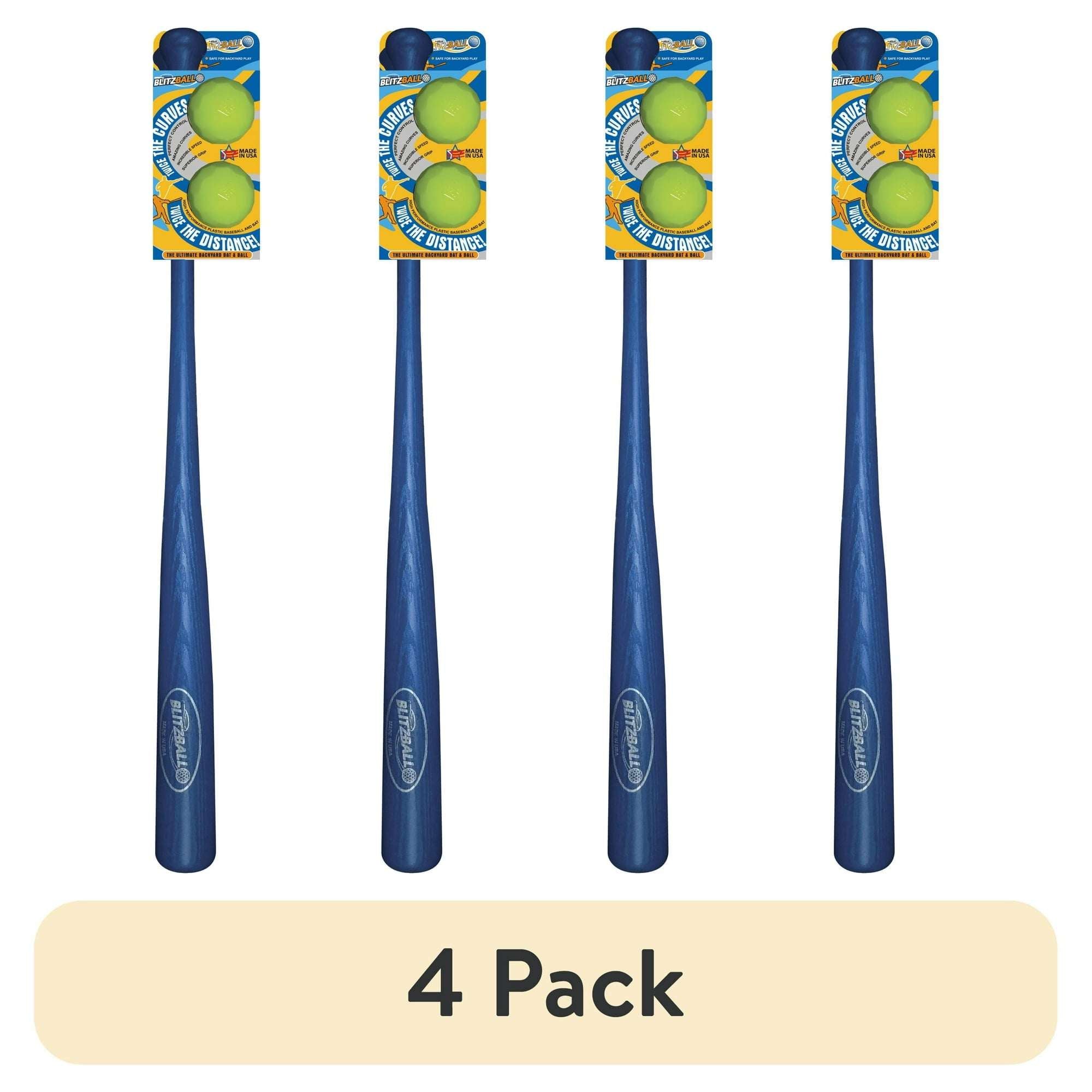 Blitzball- Plastic Backyard Baseball Bat and 2 Ball Combo Set