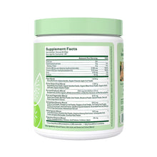 Bloom greens & superfoods powder tub, Supplement Facts nutrition panel