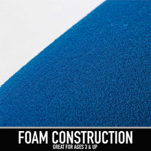 Blue foam bat grip texture