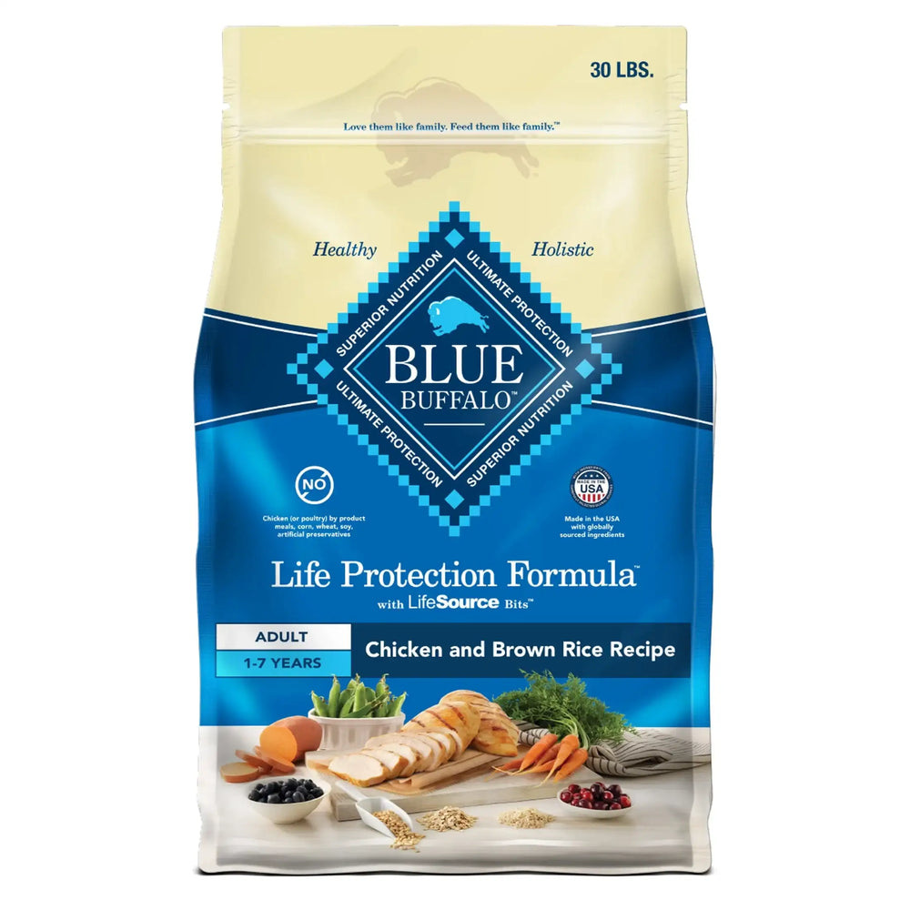 Blue Buffalo Life Protection Formula Adult Dry Dog Food, Chicken & Brown Rice