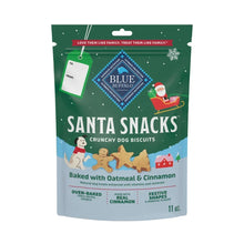 Blue Buffalo Santa Snacks dog biscuit bag, oatmeal & cinnamon, 11 oz