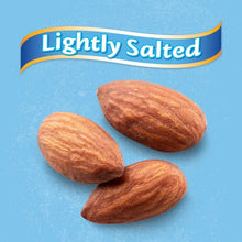 Lightly salted almonds, four roasted almond kernels