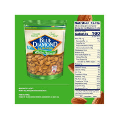 Blue Diamond Almonds, Whole Natural Raw Almonds, 14 oz
