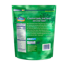 Blue Diamond Bold Wasabi & Soy Sauce flavored almonds bag back with nutrition text
