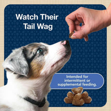 Blue Buffalo Bits training treats with chewable treat pieces shown